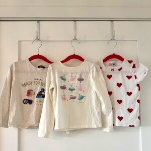 KIDS BUNDLE set of 3 tops 5-6 yo